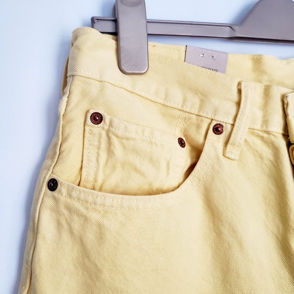 LEVI'S 501 Original Cropped Cutoff Jeans Buttonfly Coastal cowgirl festival Boho - Picture 5 of 10